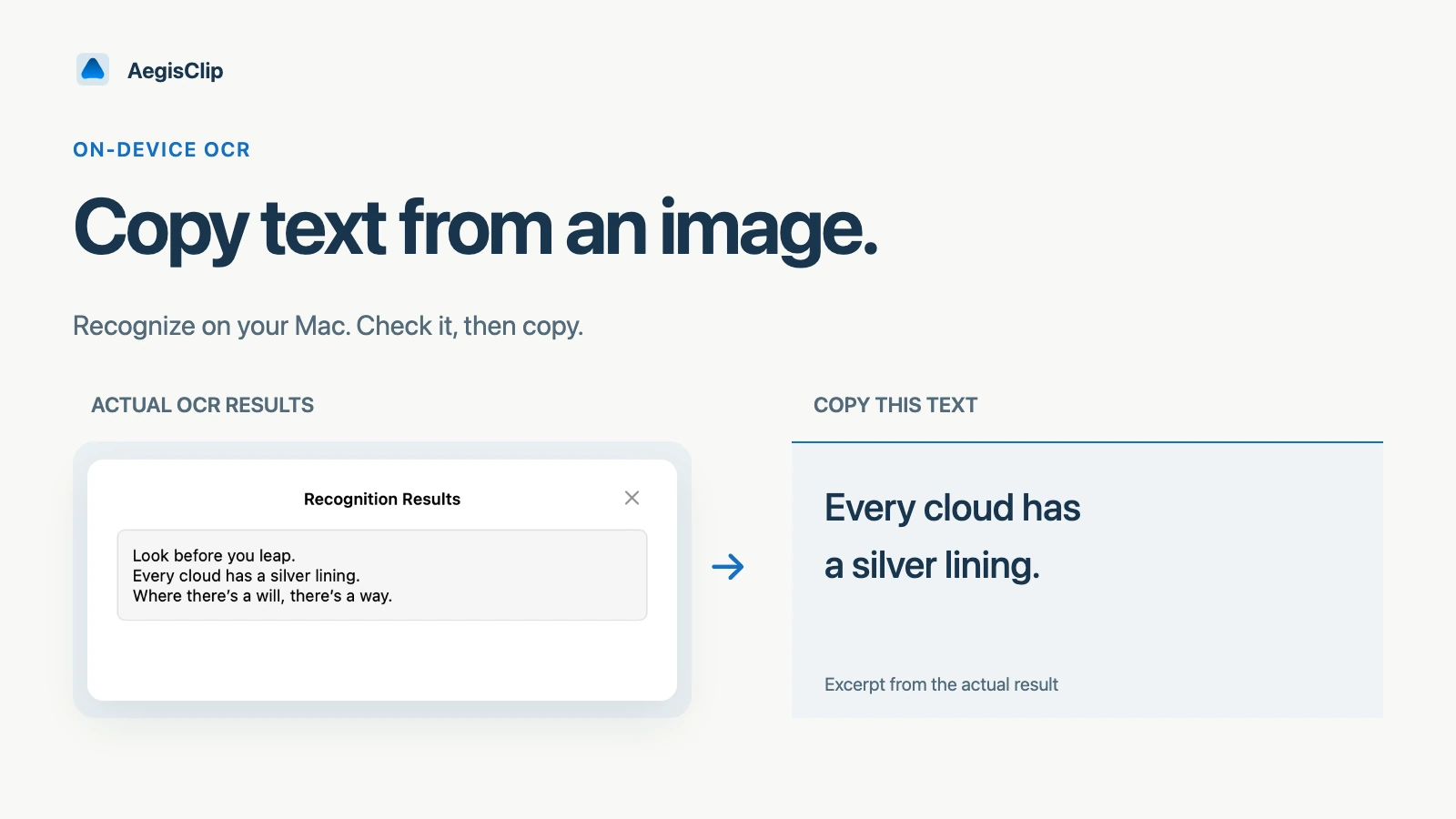 Screenshot OCR for Mac