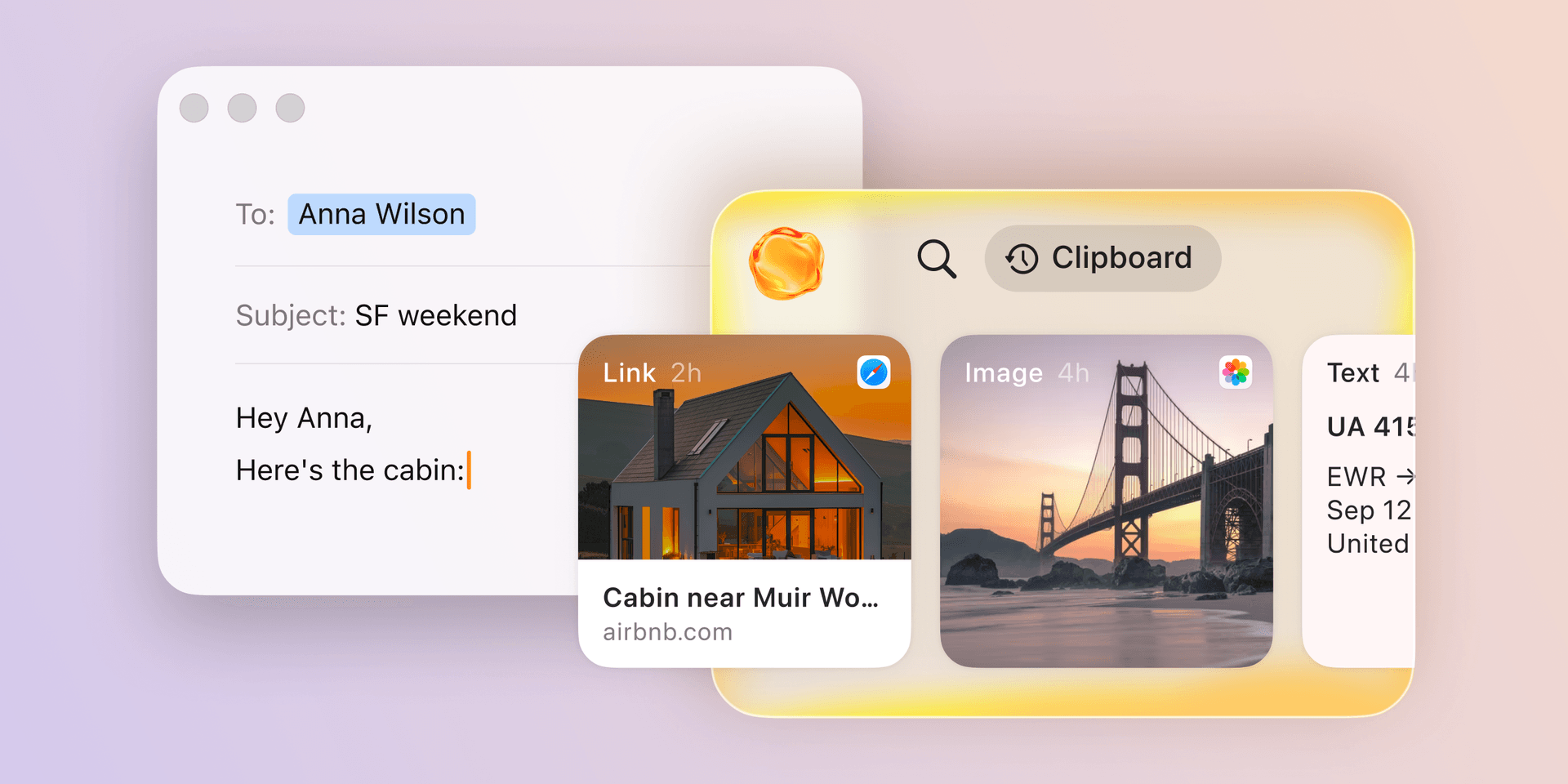 Paste official image showing text, image, and link cards