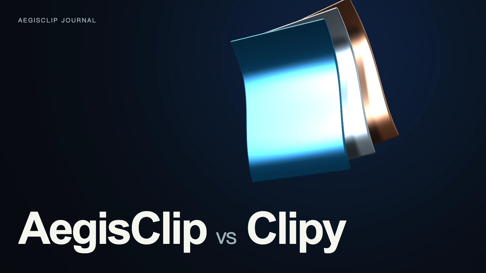 Clipy Alternative: AegisClip vs Clipy Compared