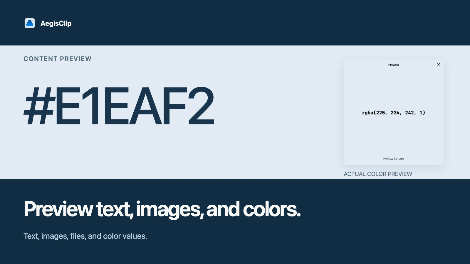 Preview Clipboard Items and Colors on Mac