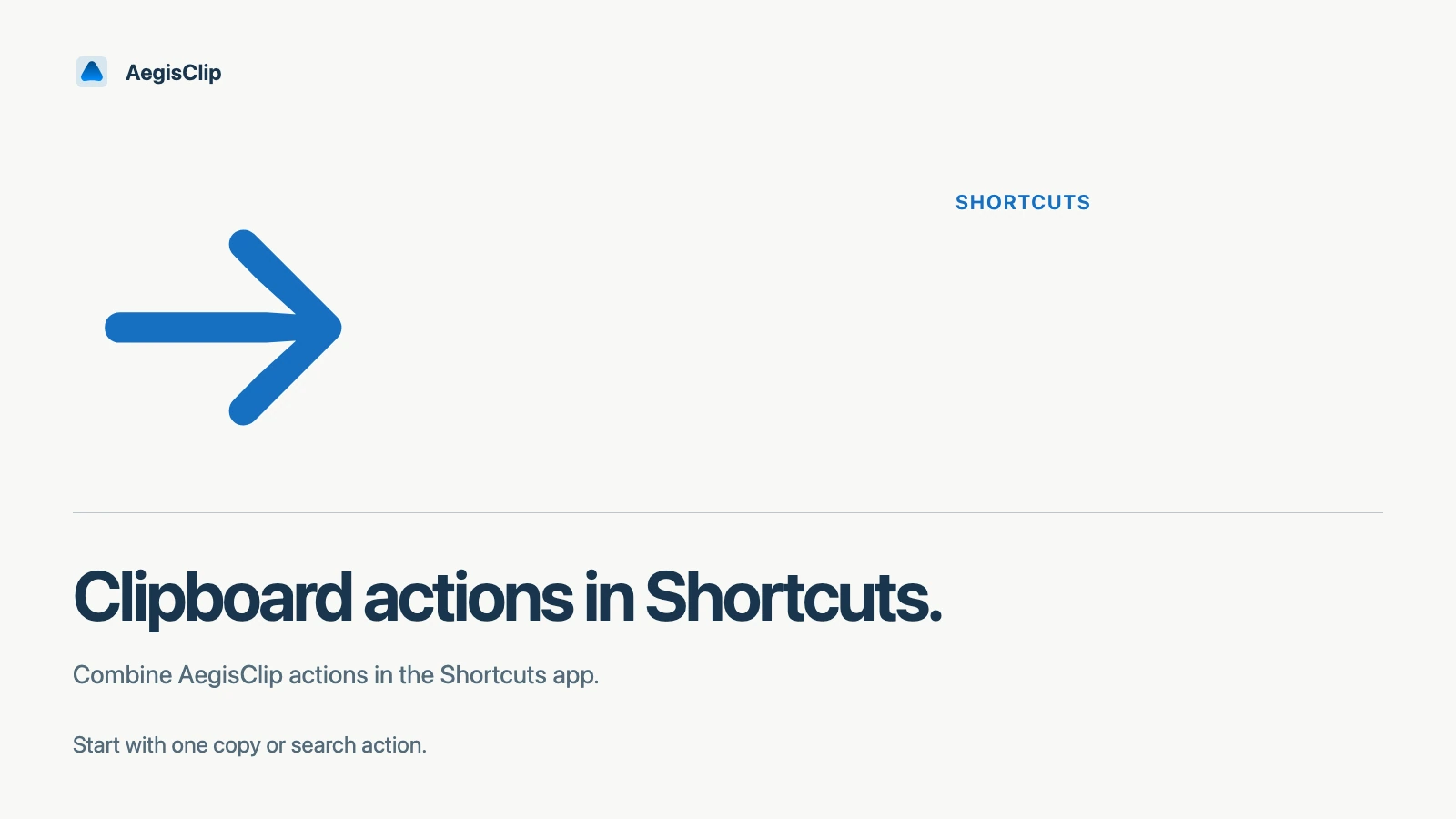 AegisClip Shortcuts and App Intents: Getting Started with Clipboard Automation