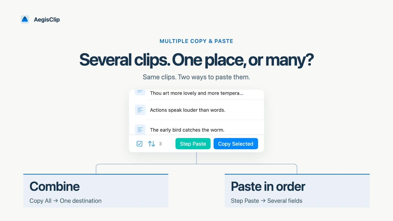 Multiple Copy Paste on Mac