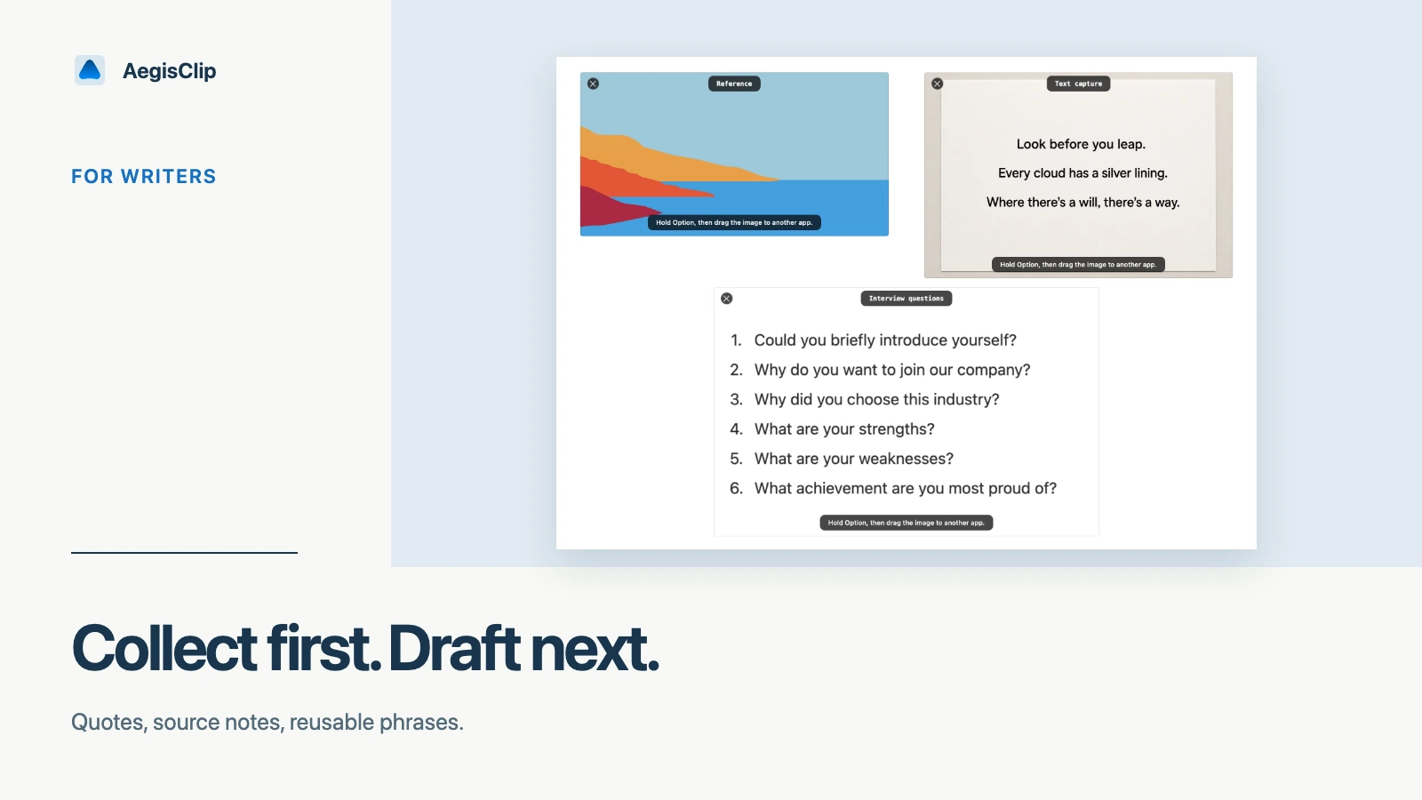 Clipboard Manager for Writers